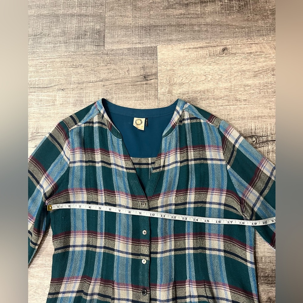 AKEMI + KIN by Anthropologie Lucie Plaid Tunic - Picture 8 of 9